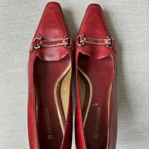 Naturalizer Women's Red Kitten Heels